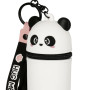 MINI KAWAII con zip ASTUCCIO in silicone PANDA legami PANDAS portapenne TOMBOLINO