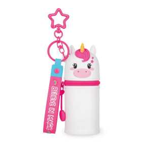 MINI KAWAII con zip ASTUCCIO in silicone UNICORNO legami  UNINCORN portapenne TOMBOLINO