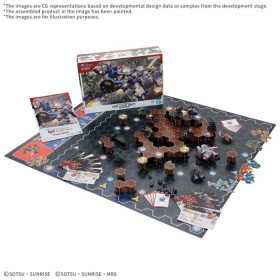GUNDAM ASSEMBLE miniature DELUXE SET 01 gioco da tavolo IN ITALIANO bandai ESPANSIONE età 15+