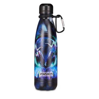 BORRACCIA in acciaio inox SEVEN bottle TENUTA STAGNA 500 ml ELECTRICVIBE BOY caldo e freddo CUFFIE 2026