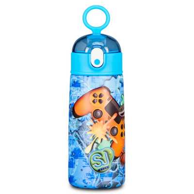 BORRACCIA TERMICA seven JOYSTICK in acciaio inox CON CANNUCCIA tappo a pulsante SJ GANG animali BOY 2026