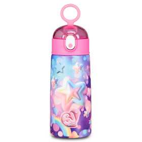 BORRACCIA TERMICA seven STELLE in acciaio inox CON CANNUCCIA tappo a pulsante SJ GANG fantasia GIRL 2026