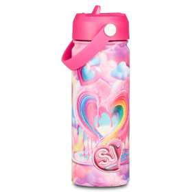 BORRACCIA in acciaio inox SJ GANG seven GIRL 2026 vol 500 ml CUORE caldo e freddo