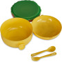 PORTAMERENDA per alimenti HAMBURGER base in acciaio FEEL AT HOME cartomania CHILL & REFILL
