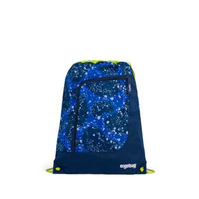 SACCA SPORT portascarpe ERGOBAG sportiva PRIME scuola UNBEARWATER zainetto BLU
