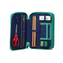 ASTUCCIO maxi 3 ZIP scuola ERGOBAG triplo scomparto HORSEDREAMBEAR in materiale riciclato AZZURRO