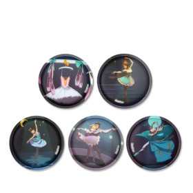 KLETTIES per il tuo zaino BALLET DANCER ergobag SET DI 5 PEZZI patelle intercambiabili BALLERINA