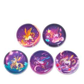 KLETTIES per il tuo zaino PEGASUS ergobag SET DI 5 PEZZI patelle intercambiabili PEGASO