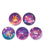 KLETTIES per il tuo zaino PEGASUS ergobag SET DI 5 PEZZI patelle intercambiabili PEGASO