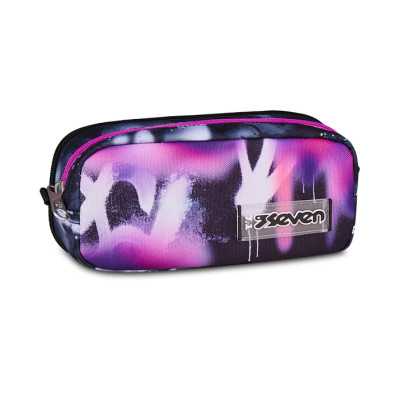 ASTUCCIO scuola BUSTINA DOPPIA seven BUZZY NOTE pencil case GIRL portapenne doppio