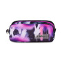 ASTUCCIO scuola BUSTINA DOPPIA seven BUZZY NOTE pencil case GIRL portapenne doppio