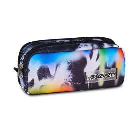 ASTUCCIO scuola BUSTINA DOPPIA seven BUZZY NOTE pencil case BOY portapenne doppio