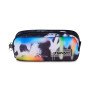 ASTUCCIO scuola BUSTINA DOPPIA seven BUZZY NOTE pencil case BOY portapenne doppio