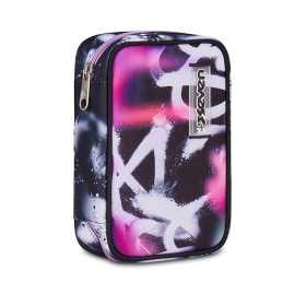 ASTUCCIO attrezzato SPEED CASE con zip BUZZY NOTE seven SCUOLA completo di materiale GIRL