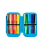 ASTUCCIO attrezzato SPEED CASE con zip BUZZY NOTE seven SCUOLA completo di materiale BOY