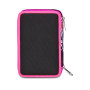 ASTUCCIO triplo scomparto PLUMPY LINE GIRL con 3 zip SEVEN completo di materiale SCUOLA