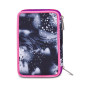 ASTUCCIO triplo scomparto BUZZY NOTE GIRL con 3 zip SEVEN completo di materiale SCUOLA