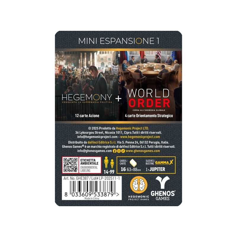 WORLD ORDER corsa all'egemonia globale VERSIONE ESTESA gioco da tavolo ...