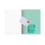 AGENDA 2026 2027 settimanale LEGAMI da 16 mesi LARGE grande BEE GREEN week SPIRALATA