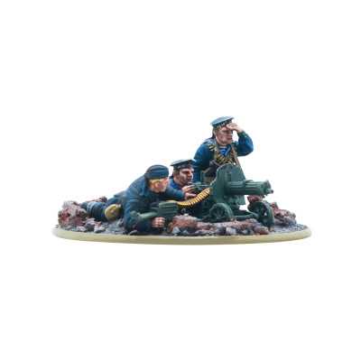SOVIET NAVAL BRIGADE MEDIUM MACHINE GUN TEAM set di miniature IN RESINA warlord games BOLT ACTION età 14+