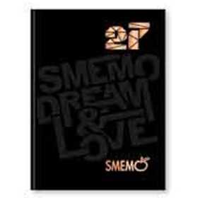 DIARIO per l'anno scolastico 2026 2027 datato NERO E ORO scuola SMEMO smemoranda LITE da 16 mesi DREAM & LOVE