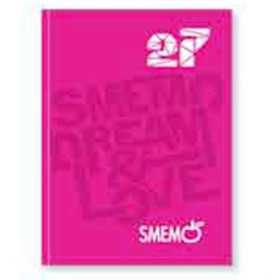 DIARIO per l'anno scolastico 2026 2027 datato ROSA E BIANCO scuola SMEMO smemoranda LITE da 16 mesi DREAM & LOVE