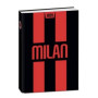 DIARIO non datato MILAN da 12 mesi SCUOLA giornaliero 2026 2027 seven STRISCE calcio STANDARD