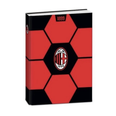 DIARIO non datato MILAN da 12 mesi SCUOLA giornaliero 2026 2027 seven PALLONE SCUDETTO calcio STANDARD