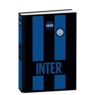 DIARIO non datato INTER da 12 mesi SCUOLA giornaliero 2026 2027 seven STRISCE calcio STANDARD