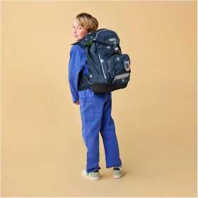 ZAINO scuola ERGOBAG prime ATMOSBEAR ergonomico REGOLABILE single BLU
