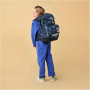 ZAINO scuola ERGOBAG prime ATMOSBEAR ergonomico REGOLABILE single BLU