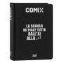 DIARIO datato BLACK AND SILVER da 16 mesi STANDARD std COMIX agenda 2026 2027 scuola LA SCUOLA