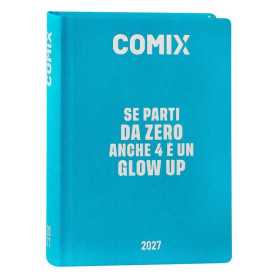 DIARIO datato AZZURRO da 16 mesi MINI piccola COMIX agenda 2026 2027 scuola SE PARTI