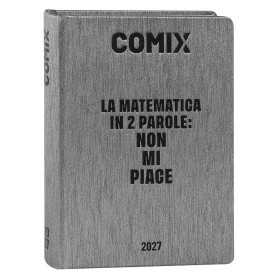 DIARIO datato GEAR BLACK da 16 mesi MINI piccolo COMIX agenda 2026 2027 scuola LA MATEMATICA