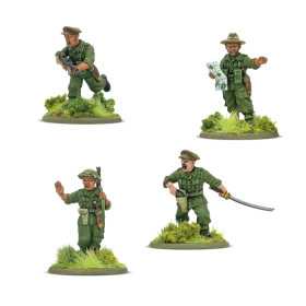 GURKHA set di miniature PLATOON COMMANDERS warlord games BOLT ACTION età 14+