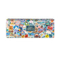 DESK PLANNER legami AGENDA 2027 da scivania TRAVEL STICKERS da 12 mesi WEEK settimanale