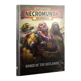 GANGS OF THE OUTLANDS manuale IN INGLESE warhammer NECROMUNDA SKIRMISH età 12+