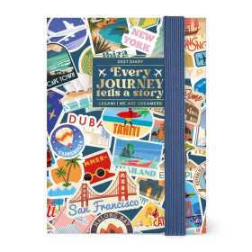 AGENDA 2027 legami TRAVEL STICKERS settimanale WEEK da 12 mesi SMALL fotografica