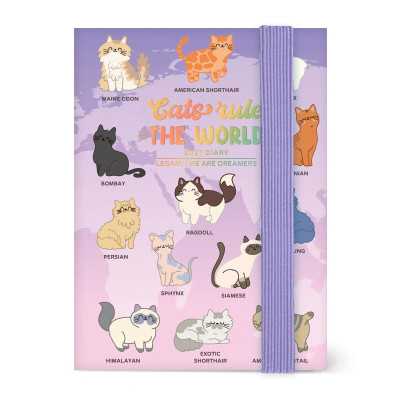AGENDA 2027 legami KITTY CATS WORLD settimanale WEEK da 12 mesi SMALL fotografica