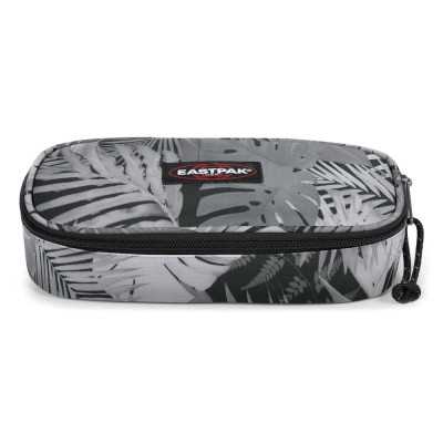 ASTUCCIO eastpak OVAL SINGLE portapenne con zip BRIZE RETRO DARK grigio