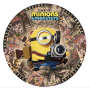 PUZZLE ROUND ravensburger 500 PEZZI rotondo MINIONS & MONSTERS circolare
