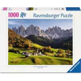 PUZZLE 1000 PEZZI ravensburger DOLOMITI IN AUTUNNO originale 70 X 50 CM