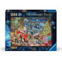 PUZZLE 1000 PEZZI ravensburger SANTA TAKES A BREAK originale 70 X 50 CM christmas n30 NATALE limited edition