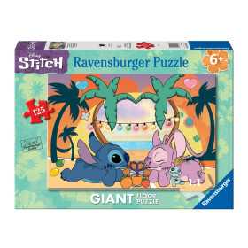 STITCH giant floor PUZZLE 125 PEZZI giganti DISNEY ravensburger ORIGINALE età 6+