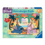 STITCH giant floor PUZZLE 125 PEZZI giganti DISNEY ravensburger ORIGINALE età 6+