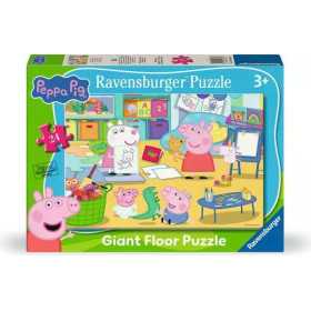 PUZZLE 24 PEZZI ravensburger PEPPA PIG giant floor puzzle ORIGINALE 69 x 49 cm