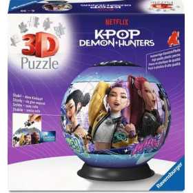 PALLA K-POP DEMON HUNTERS ravensburger 3D PUZZLE senza colla 73 PEZZI età 6+