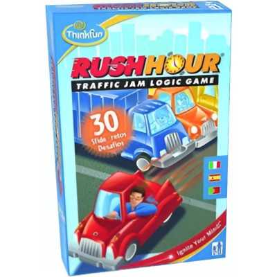 RUSH HOUR TRAVEL think fun GIOCO DI LOGICA rompicapo CON 30 NUOVE SFIDE età 8+