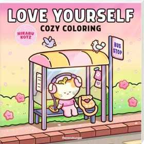 COZY COLORING kit artistico LOVE YOURSELF ravensburger HIKARU KOTZ da colorare