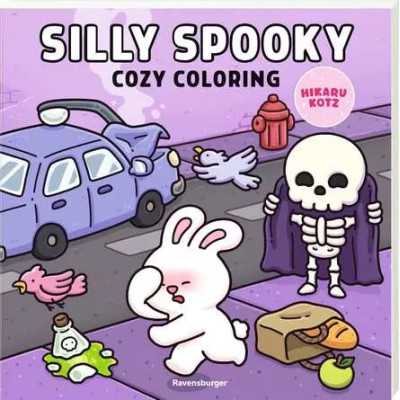 COZY COLORING kit artistico SILLY SPOOKY ravensburger HIKARU KOTZ da colorare